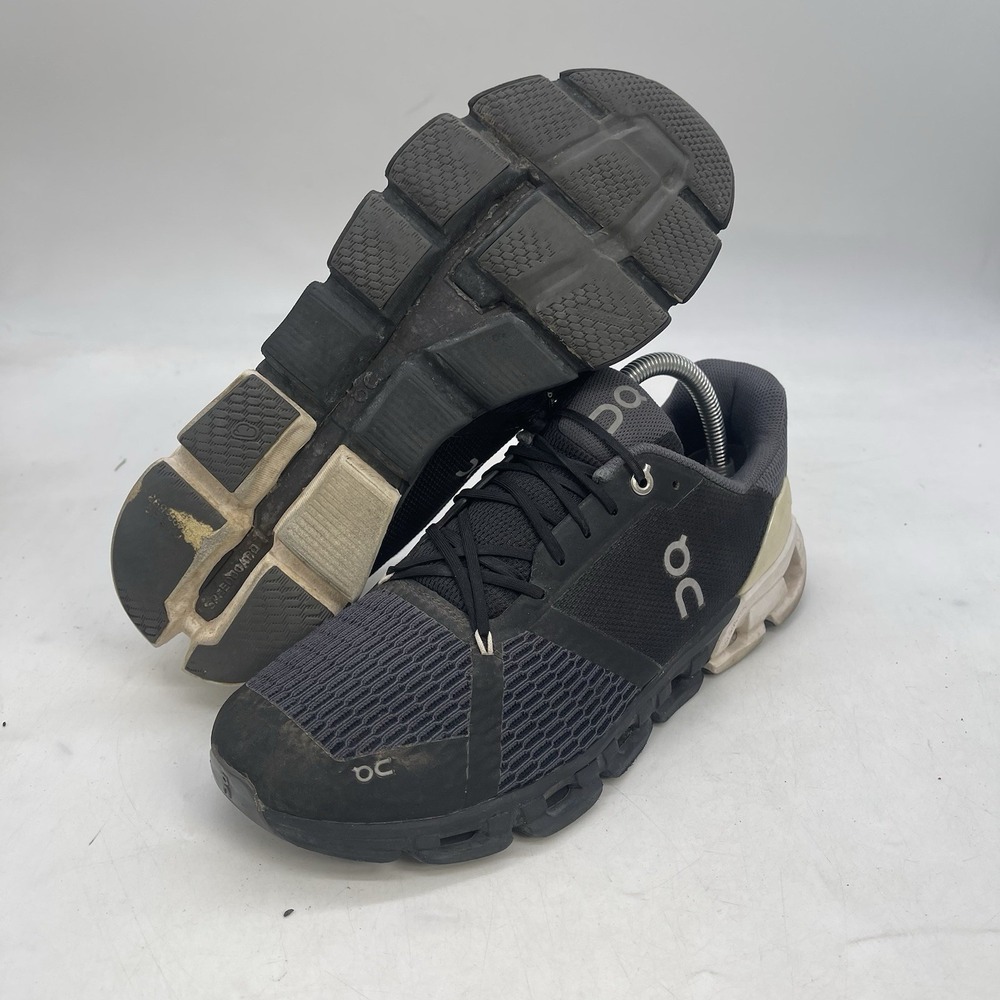 On Cloud Running Cloudflyer 4 Road Running Shoes Men Sz 10 Navy Black Sneakers